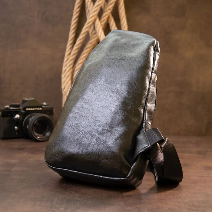 Мужская сумка слинг из кожзаменителя Vintage 20571 купить недорого в Ты Купи