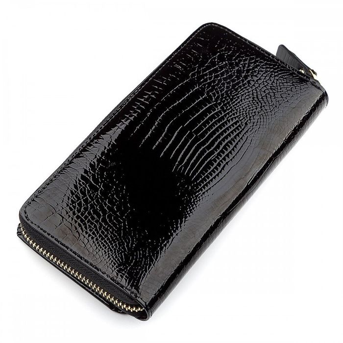 Кошелек из натуральной кожи ST Leather 18437 (S7001A) Черный купить недорого в Ты Купи