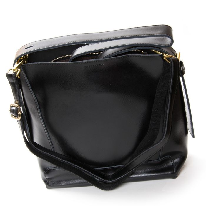 Женская кожаная сумка ALEX RAI 38-8726 black купить недорого в Ты Купи