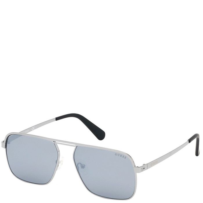 Мужские солнцезащитные очки с зеркальными линзами GUESS pgu6939-08b58 купить недорого в Ты Купи