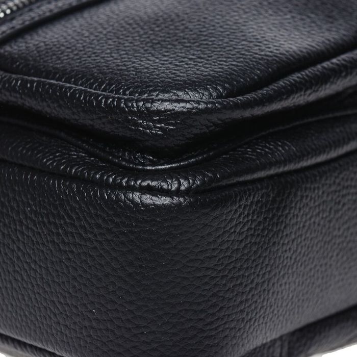 Чоловічий шкіряний рюкзак через плече Keizer K15055-black купити недорого в Ти Купи