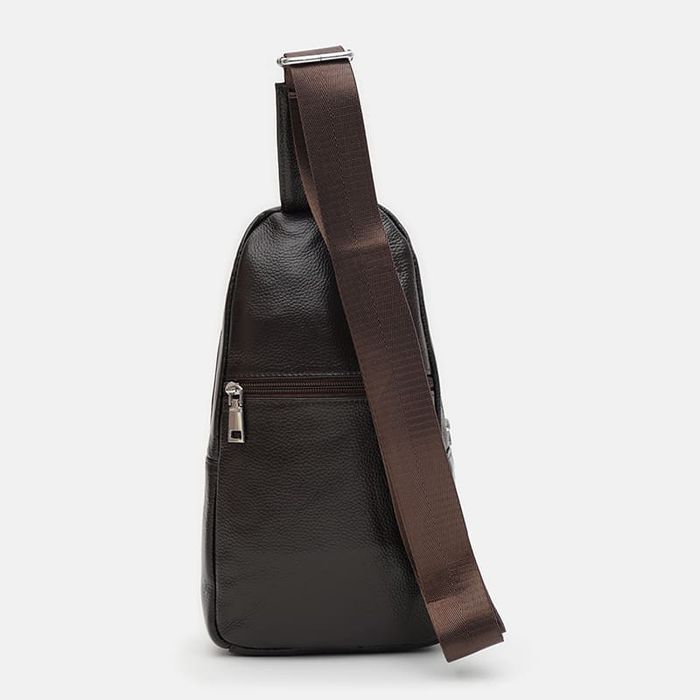 Мужской кожаный рюкзак через плечо Keizer K13316br-brown купить недорого в Ты Купи