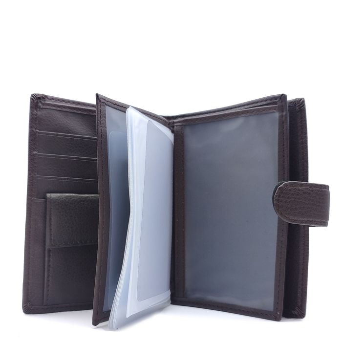 Мужское портмоне из кожзама с отделением для паспорта Wenty FM-302Br купить недорого в Ты Купи