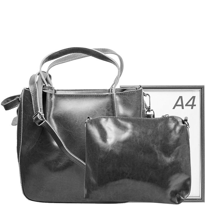 Жіноча шкіряна сумка з косметичкою ETERNO 3detai2032-9 купити недорого в Ти Купи
