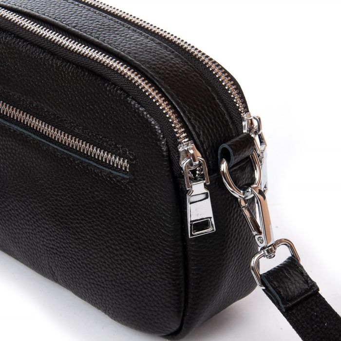 Жіноча шкіряна сумка класична ALEX RAI 99109 black купити недорого в Ти Купи