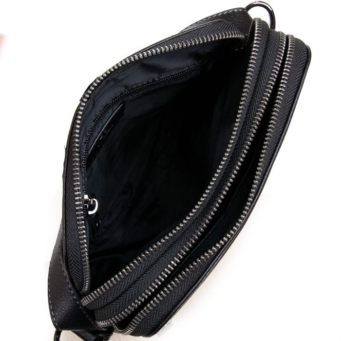 Мужская кожаная сумка через плечо BRETTON 1670-4 black купить недорого в Ты Купи