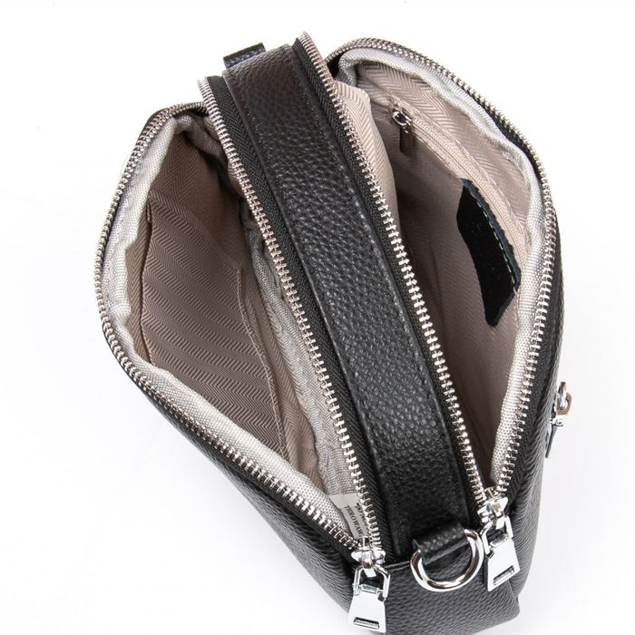 Жіноча шкіряна сумка класична ALEX RAI 99109 black купити недорого в Ти Купи