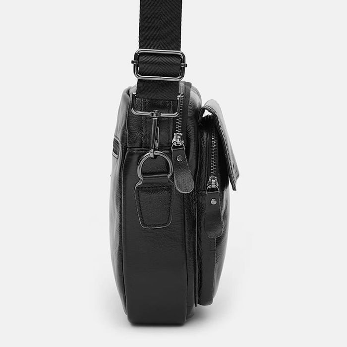 Чоловіча шкіряна сумка Keizer K1338a-black купити недорого в Ти Купи