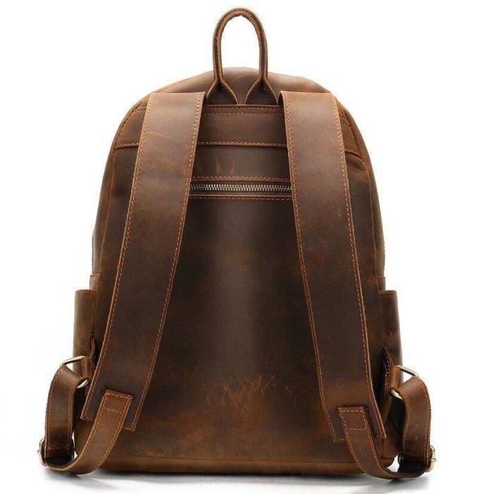 Жіночий шкіряний рюкзак для ноутбука Vintage 14699 Коричневий купити недорого в Ти Купи