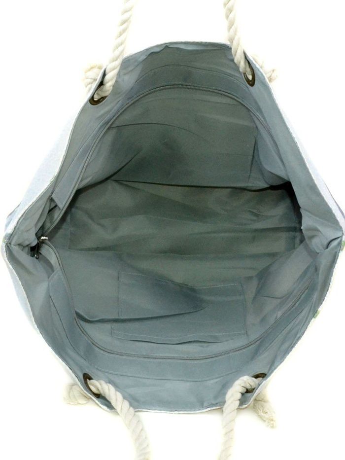 Женская Летняя пляжная сумка из текстиля Podium PC 9140-1 dark-brown купить недорого в Ты Купи