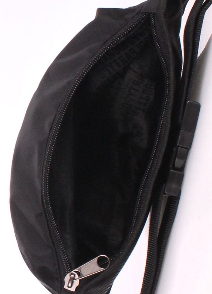 Текстильна сумка на пояс Poolparty чорна купити недорого в Ти Купи