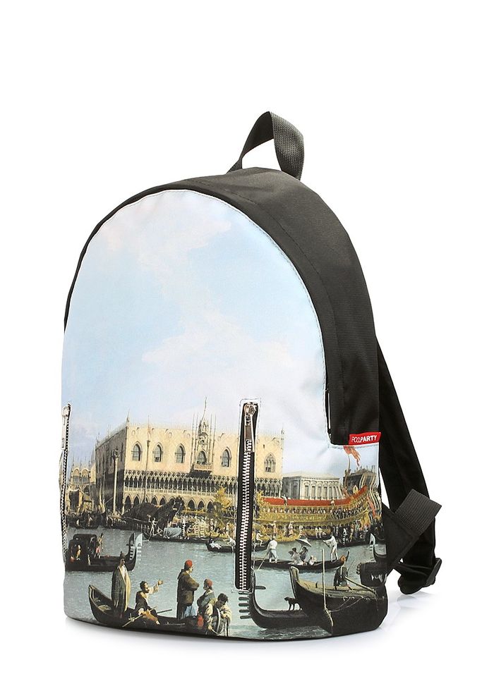 Женский текстильный рюкзак POOLPARTY voyage-venezia купить недорого в Ты Купи