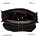 Чоловіча шкіряна сумка-рюкзак через плече Vintage 14797 Чорний