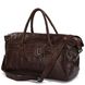 Дорожная кожаная сумка Vintage 14053 Темно-коричневый