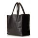Міська жіноча сумка Poolparty SOHO з натуральної шкіри чорна