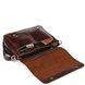 Чоловічий шкіряний портфель Vintage 14099 Темно-коричневий