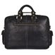Чоловіча діловий шкіряна сумка Vintage 14204 Чорний