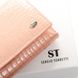 Жіночий лакований гаманець зі шкіри LR SERGIO TORRETTI WS-10 pink