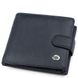 Чоловічий шкіряний гаманець ST Leather 18345 (ST153) Чорний