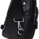 Чоловічий шкіряний рюкзак через плече Keizer K15055-black