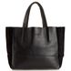 Міська жіноча сумка Poolparty SOHO з натуральної шкіри чорна
