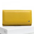Кожаный женский кошелек Classic DR. BOND W46-2 yellow