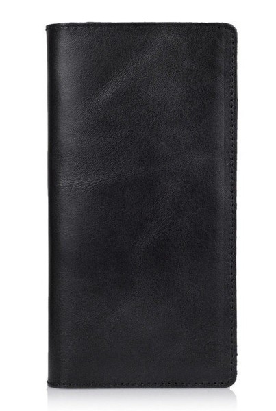 Кожаный бумажник Hi Art WP-02 Original черный Черный купить недорого в Ты Купи