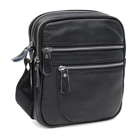 Мужская кожаная сумка Keizer K13646bl-black купить недорого в Ты Купи