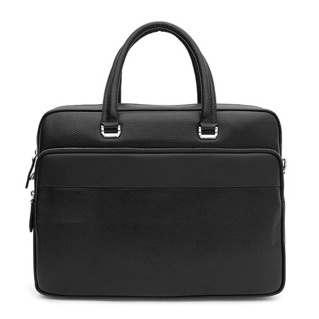 Чоловічі шкіряні сумки Borsa Leather K18820-1bl-black купити недорого в Ти Купи