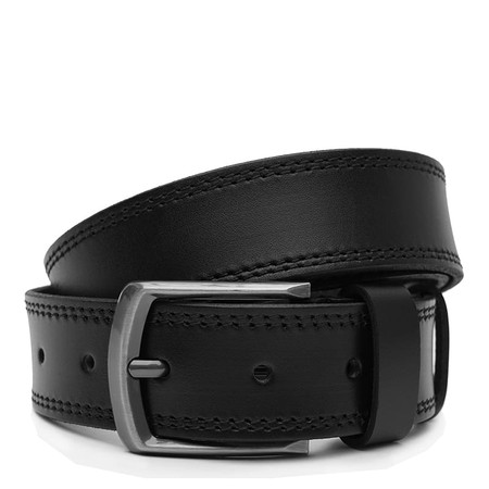Мужской кожаный ремень Borsa Leather V1125FX20-black купить недорого в Ты Купи