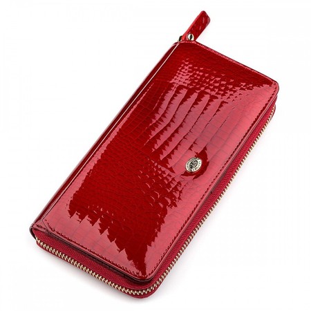 Кошелек из натуральной кожи ST Leather 18436 (S7001A) Красный купить недорого в Ты Купи