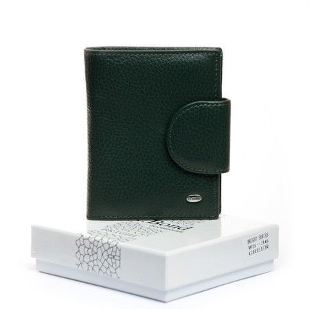 Женский кожаный кошелек Bright DR. BOND WS-36 green купить недорого в Ты Купи