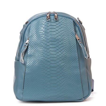 Женская кожаный рюкзак ALEX RAI 8907-9 blue купить недорого в Ты Купи