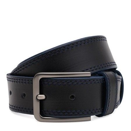 Мужской кожаный ремень Borsa Leather 125v1fx97-black купить недорого в Ты Купи