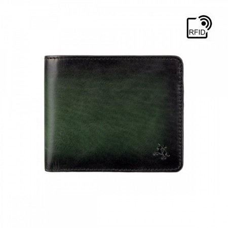 Чоловічий шкіряний гаманець Visconti AT58 Milo c RFID (Burnish Green) купити недорого в Ти Купи