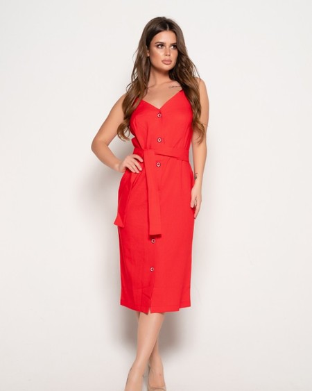 Платье ISSA PLUS 10831 S красный купить недорого в Ты Купи
