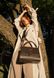 Жіноча шкіряна сумка ефіру темно-коричневого krast twester-brown