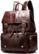 Кожаный дорожный рюкзак Vintage 14800 Коричневый