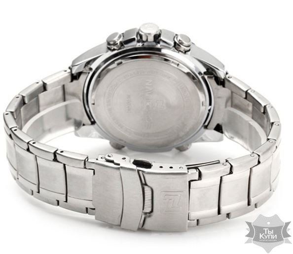 Мужские наручные часы Naviforce Aero Silver (1297) купить недорого в Ты Купи