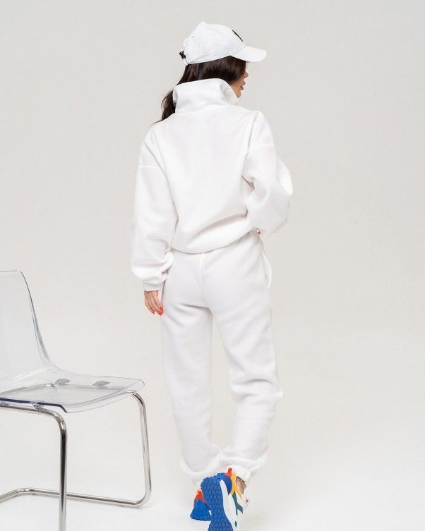 Спортивний костюм ISSA PLUS 13637 S білий купити недорого в Ти Купи