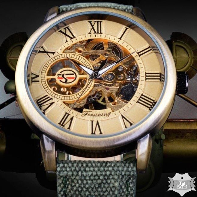 Мужские часы скелетон Forsining Retro (1123) купить недорого в Ты Купи
