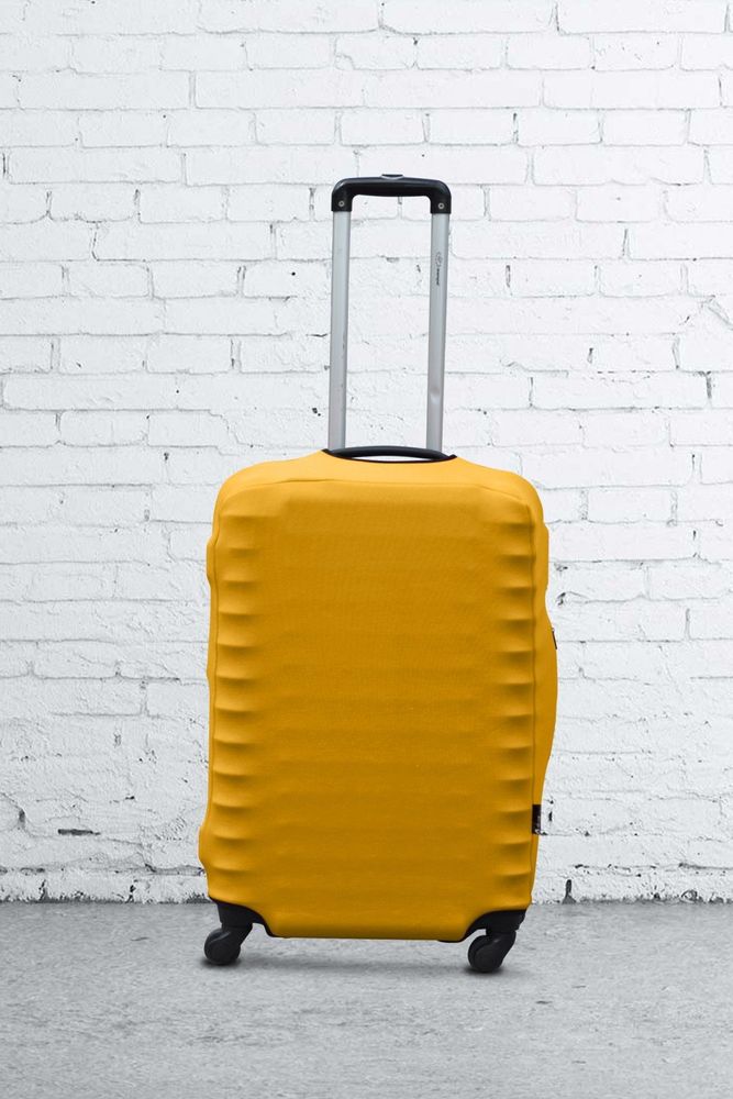 Захисний чохол для валізи Coverbag дайвінг жовтий M купити недорого в Ти Купи