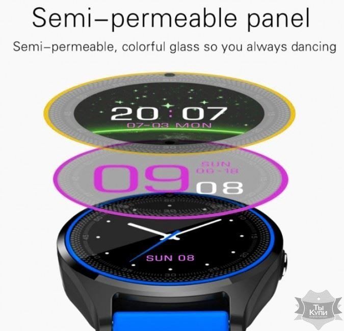 Смарт-часы UWatch Smart V9 Black (5084) купить недорого в Ты Купи