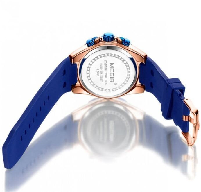 Чоловічий спортивний годинник MEGIR FRESH BLUE (одна тисяча п'ятьдесят шість) купити недорого в Ти Купи