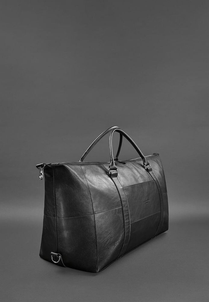 Дорожня шкіряна сумка BlankNote bn-bag-41-noir купити недорого в Ти Купи
