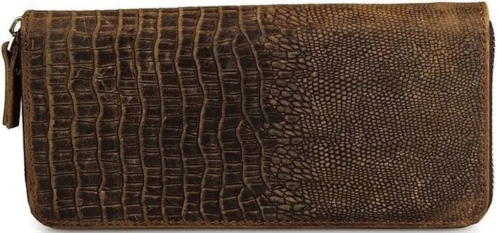 Кожаная мужская коричневая барсетка Vintage 14462 купить недорого в Ты Купи