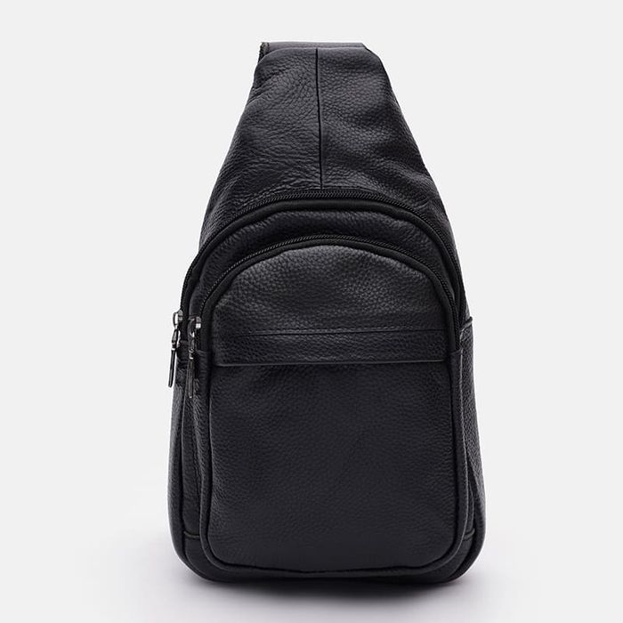 Чоловічий рюкзак шкіряний Keizer K1081bl-black купити недорого в Ти Купи