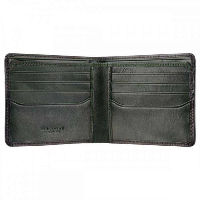 Чоловічий шкіряний гаманець Visconti AT58 Milo c RFID (Burnish Green) купити недорого в Ти Купи