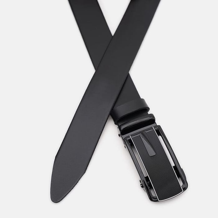 Мужской кожаный ремень Borsa Leather 125v1genav37-black купить недорого в Ты Купи
