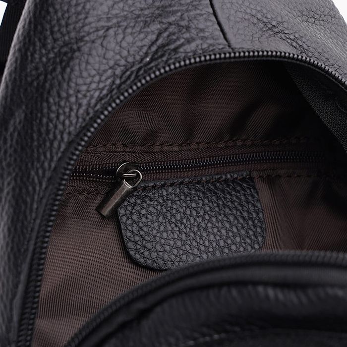 Мужской кожаный рюкзак Keizer K1081bl-black купить недорого в Ты Купи
